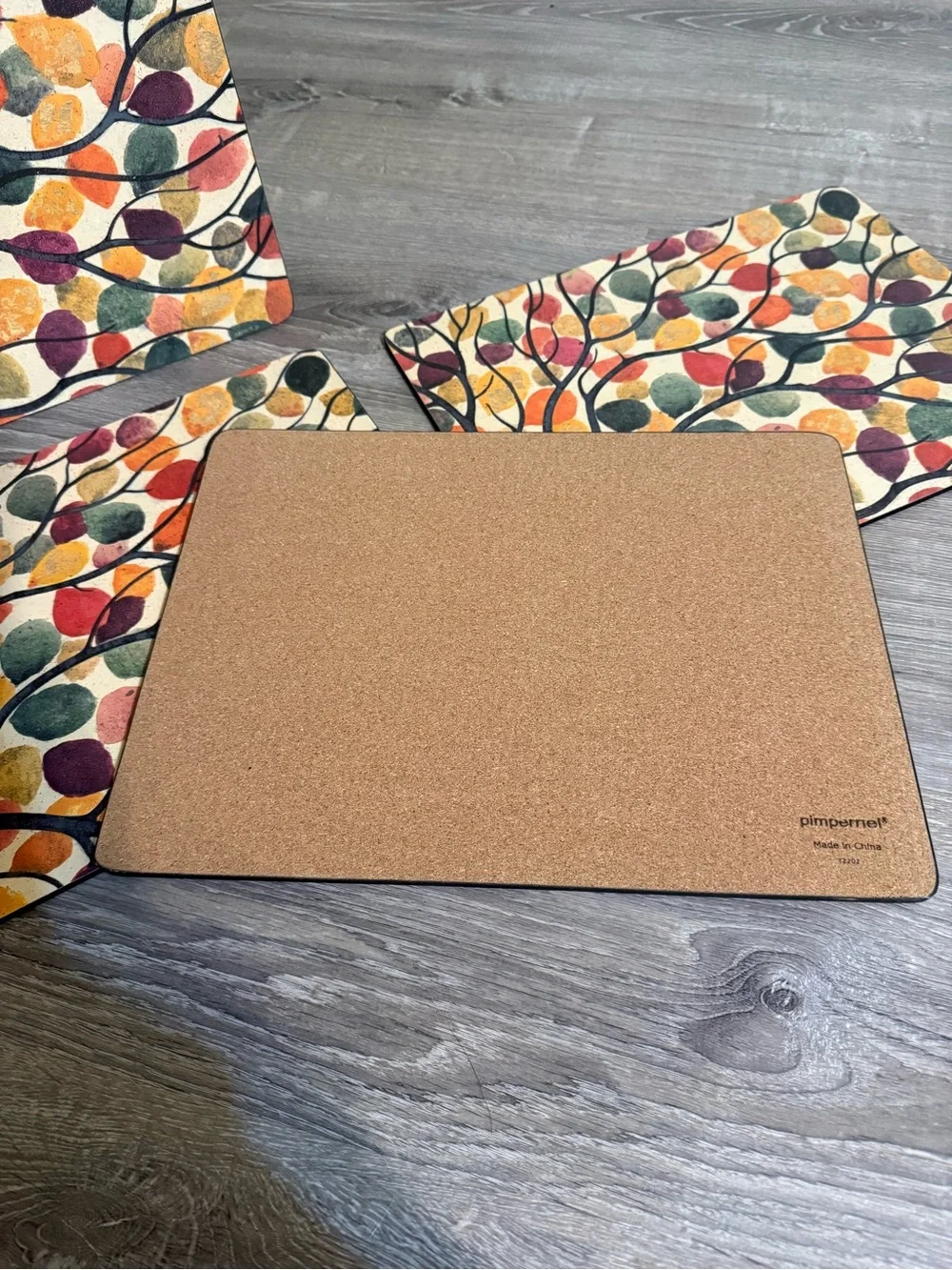 Pimpernel Dancing Branches Cork Placemats Set of 4